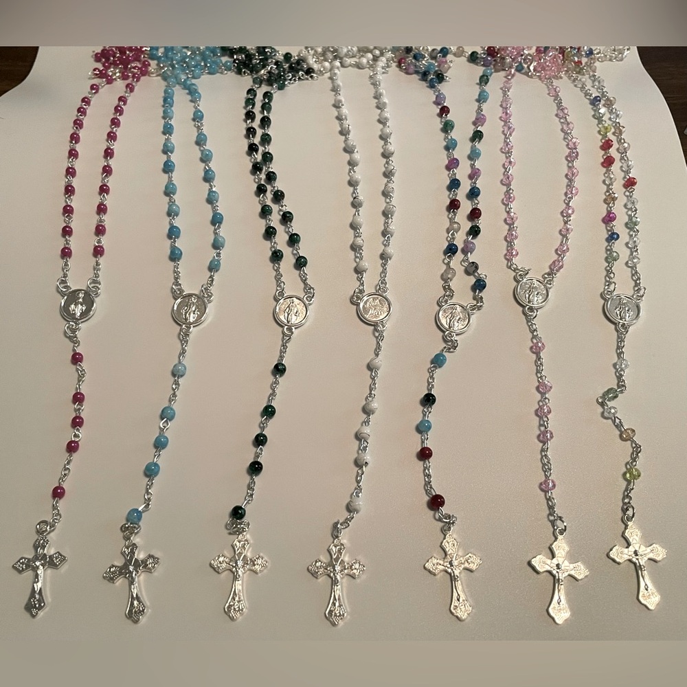 Roman Holy Rosary Necklaces - Blessed by the Pope